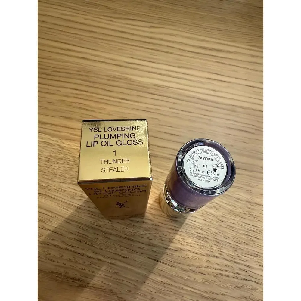 NWOB YSL Loveshine Plumping Lip Oil Gloss - Thunder Stealer